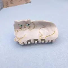 Persian Cat Hair Claw ペルシャ猫　キャット　ヘアクリップ