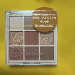 Kirei&co. 9カラーアイシャドウ 02 キャラメルブラウン新品未使用のサムネイル