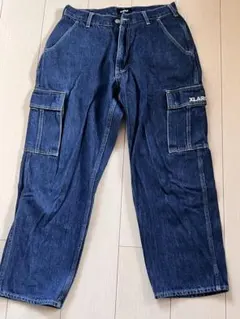 XLARGE カーゴパンツ 32 ブルー