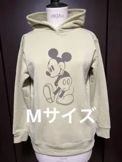 タグ付き　ミッキー　プリント パーカー　【Mサイズ】