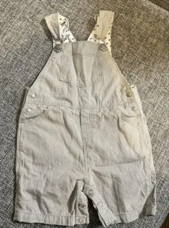 PETIT BATEAU ストライプロンパース　サロペット