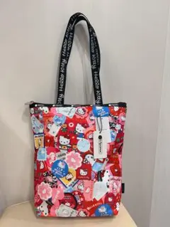 レスポートサックハローキティコラボ トートバッグ縦型