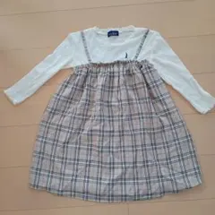 EAST BOY チェック柄ワンピース 120