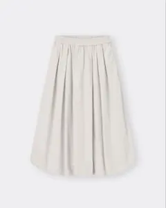 バブルヘムミディスカート★ナチュラル★バルーンスカート★GU★