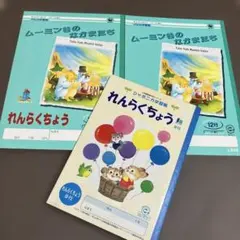 ムーミン谷のなかまたち れんらくちょう 12行 9行 セットのサムネイル