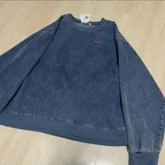 新品デニム風トレーナースウェットレディースLサイズ
