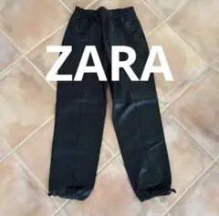 ZARA フェイクレザージョガーパンツ ブラック　Mサイズ