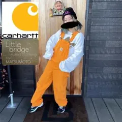 カーハート　CARHARTT オーバーオール　希少カラー　ワークパンツ　古着.