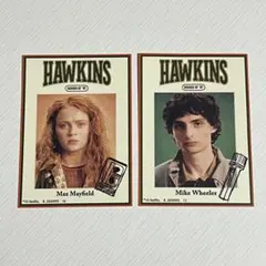 Stranger Things シールセット2枚　マックス　マイク