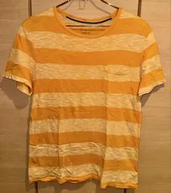 Gap Mサイズ オレンジストライプTシャツ