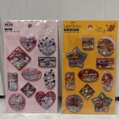 【新品】ディズニー ウォーターシール 101匹わんちゃん ライオンキング