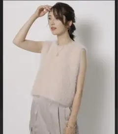 新品未使用タグ付き☆前後2wayフェザーニットプルオーバー