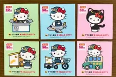 ヤマト運輸 ハローキティ 50周年記念 ステッカー 6種セット