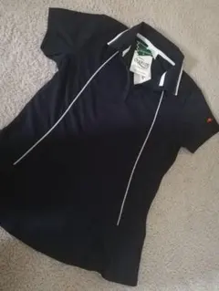 フリフリ♪エレッセ ポロシャツ 速乾 テニス バドミントン　半袖シャツ M