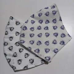 大きめサイズミニ相撲ハンドメイドマスク「黒紐発送」