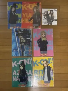 【全6種セット】【未開封】けいおん！ローソン クリアファイル&色紙