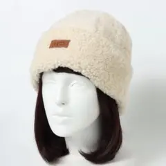 UGG CURLY SHEEPSKIN CUFF HAT （CHESTNUT）