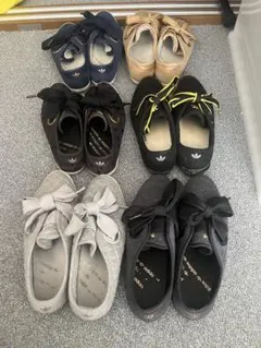 adidas リレースロー　スニーカー　23.5