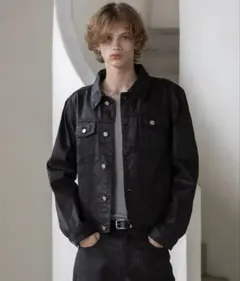 【新品未使用】decorosoコーティングデニムジャケット　1 DECOROSO coated denim jacket 1 - メルカリ