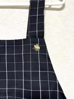 新品　POLO/bcs エプロン　ブラック　M  大きめポケット