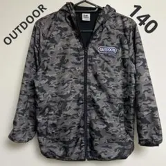 OUTDOOR PRODUCTS 迷彩柄 ウインドブレーカー ジャケット　140