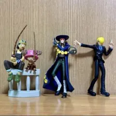 ワンピースフィギュア　ジャンゴ　ウソップ　チョッパー　サンジ