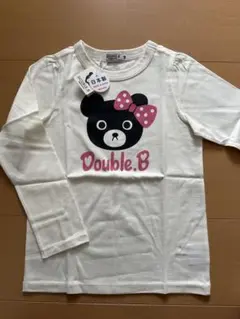 ミキハウス　ダブルB 120 トップス　長袖Tシャツ　新品　Tシャツ　ロンT