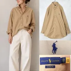 現行 QR ラルフローレン オックスフォード CLASSICᖴIT ポニー刺繍のサムネイル