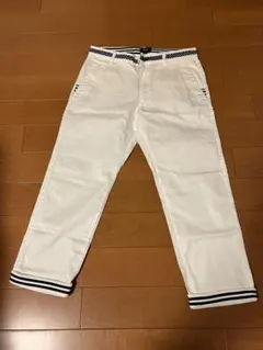 BEAMS HEART ホワイト チノパン八分丈　Sサイズ