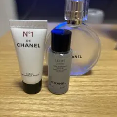 N°1 DE CHANEL & LE LIFT サンプル、ヘアオイル空き瓶セット