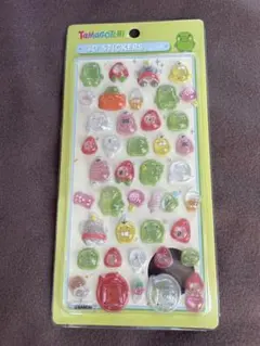 たまごっち 3Dぷくぷくシール ボンボンドロップシール風 くちぱっち