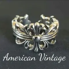 ★メキシカン❗フローラルシルバーリング❗レトロ❗ヴィンテージアメリカン❗新品のサムネイル