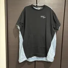 ZIDDY 黒デニムコンビTシャツ 150のサムネイル