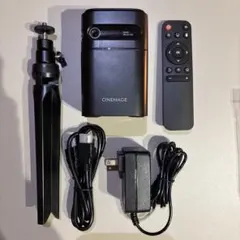 ✨美品✨★CINEMAGE mini プロジェクター ♪ 本体・付属品完備❗️箱入 プロジェクター 小型 家庭用 天井 コンパクト Netflix WiFi Bluetooth