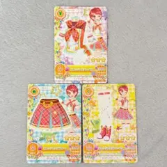 アイカツカード 一ノ瀬かえで スクールドレス オレンジトルテコーデ