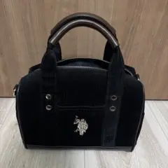 U.S. Polo Assn.ブラック ミニボストンバッグ