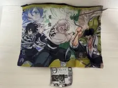 【未使用】 鬼滅の刃 ポーチでらっくす 小芭内 実弥 悲鳴嶼 カナヲ 玄弥