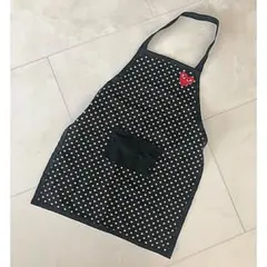 ハンドメイドキッズエプロン　ドット