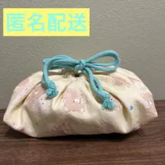クマのイラスト付き弁当袋