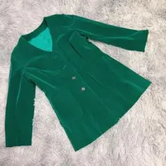 ヴィンテージ　ジャケット　（Ｆ）　シンプル　無地　厚手　裏地有り　前開き　春　秋