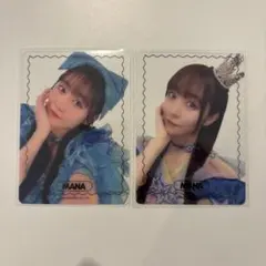 FRUITS ZIPPER ふるっぱー 真中まな クリアトレカ 2枚セット