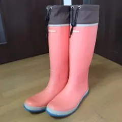 長靴 ムーンスター レアリゼ コーラル　折りたたみ可能長靴　26cm ※箱無しのサムネイル