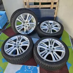 クリームシチュー　レクサス　SC 18インチアルミホイール4本セット中古品 レクサス SC 純正18インチアルミホイール4本セットタイヤ付き バリ山