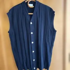 UNFOLK Giza cotton vneck knit vest