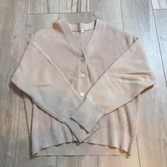 無印良品　カーディガン　ピンク　Ｌ