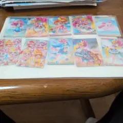 キュアサマー　ラメール　集合　10枚　開封済　プリキュア　ウエハース　カード