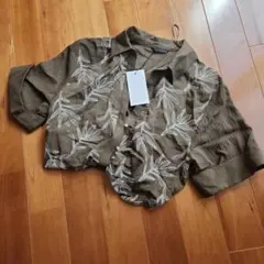 ZARA☆刺繍入りシャツ Lサイズ