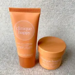 【未使用】クリニーク ハッピー ボディ クリーム、ハンドクリームのサムネイル