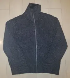 JW ANDERSON スフレヤーンリブフルジップセーター M 07グレー