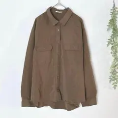 5346 グラシア カラーシャツ レディース トップス 無地 カジュアル 可愛い